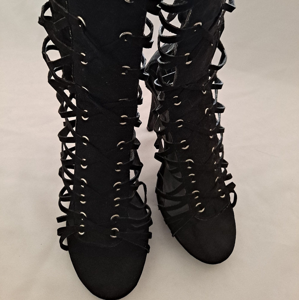 Ashley Stewart Gladiators Boots